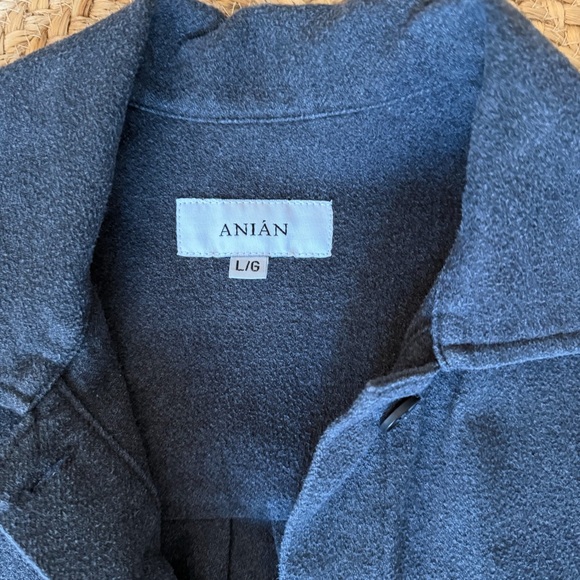 Anian Charcoal Painters Coat - Picture 2 of 6